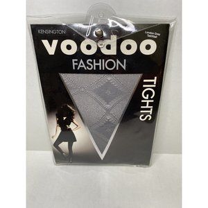 Voodoo Fashion Tights Kensington Fish Net Size Tall/Xtall Color London Grey NOS